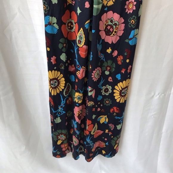 Boden Icons Evelyn Jumpsuit Us Size 2 Blue Floral - Picture 9 of 15